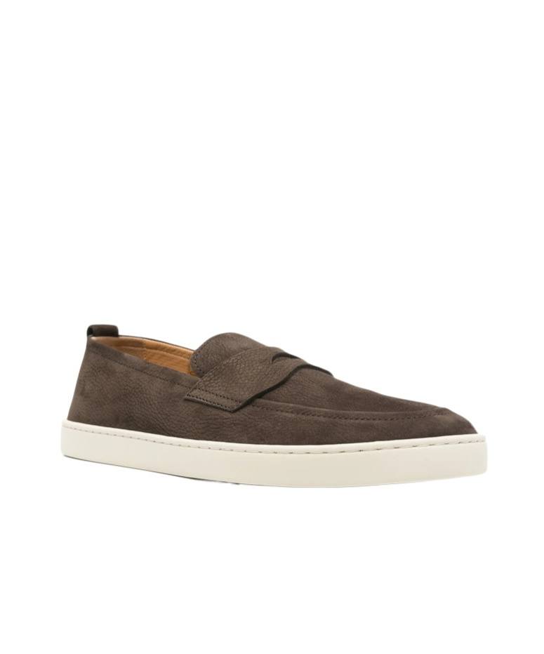 Henderson Baracco Round Head Low-cut Casual Shoes In Brown
