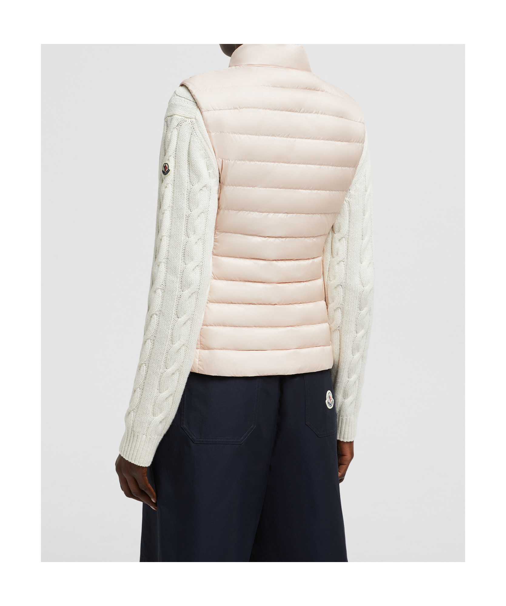 Shop Moncler Igens Down Gilet In Pink