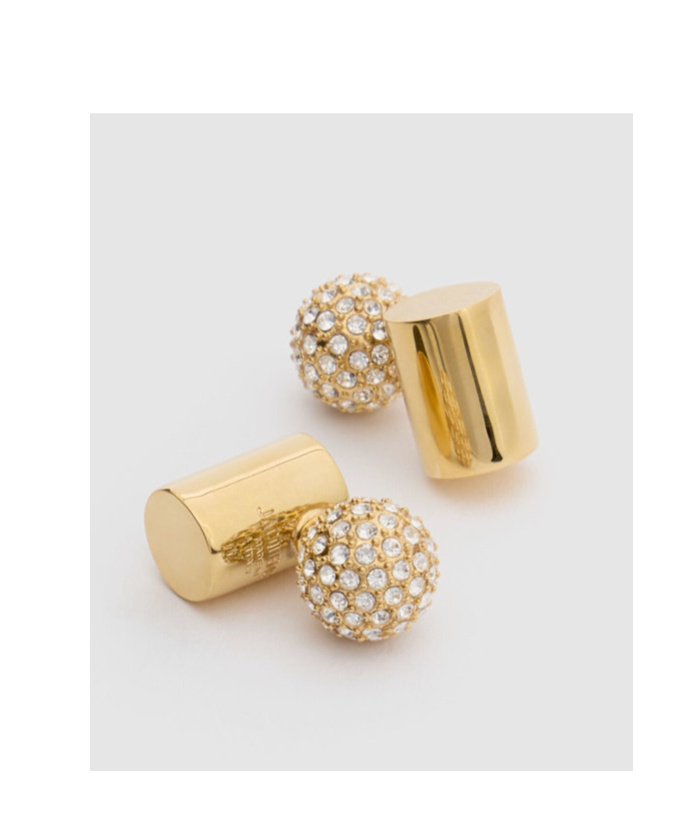JACQUEMUS CRYSTAL EARRINGS