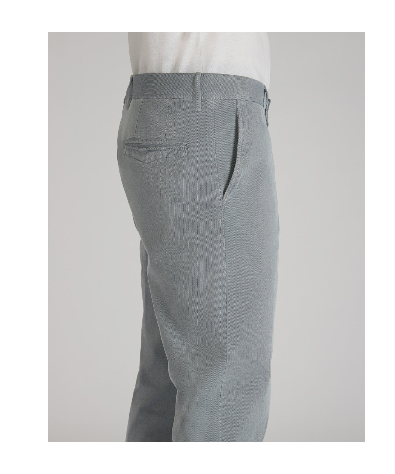 Incotex Belt-loop Casual Pants In Gray