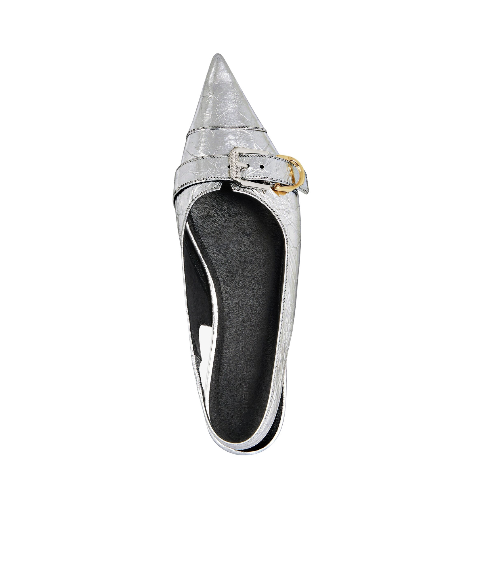 Givenchy Voyou Pointed Toe Slingback Flat In White