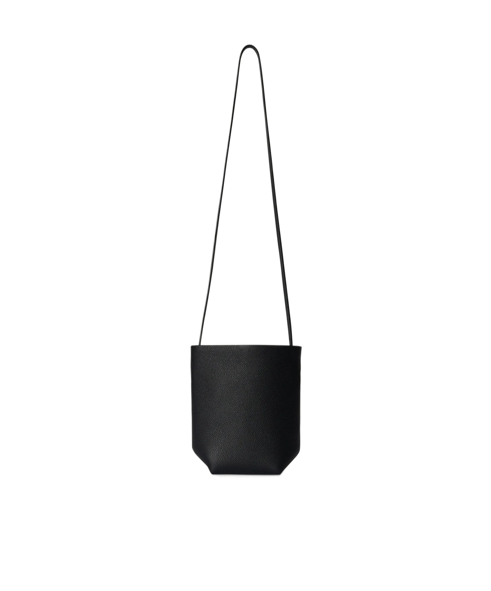 The Row N/s Park Crossbody Bag Leather In Black
