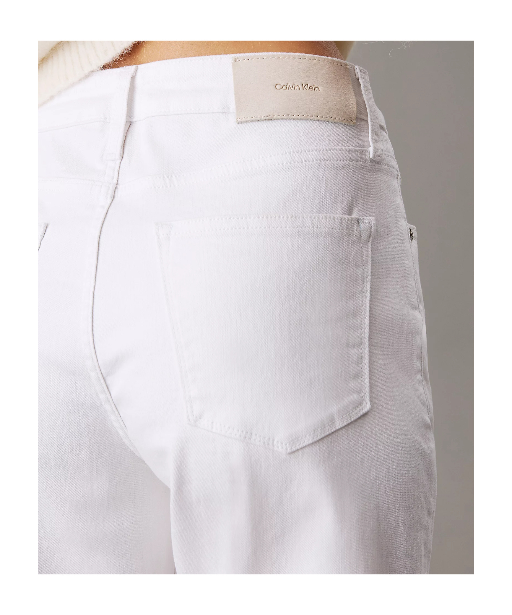 CALVIN KLEIN BELT-LOOP JEANS