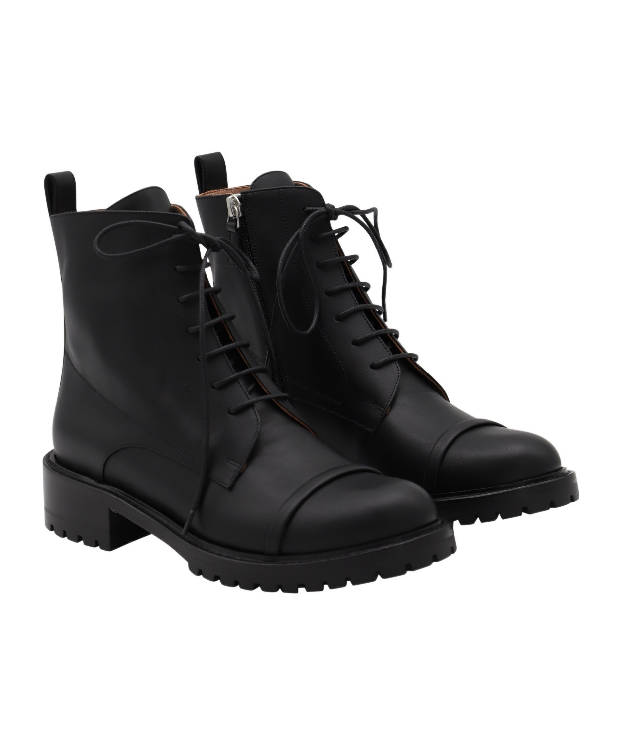 Malone Souliers Round Toe Lace-up Ankle Boots In Black