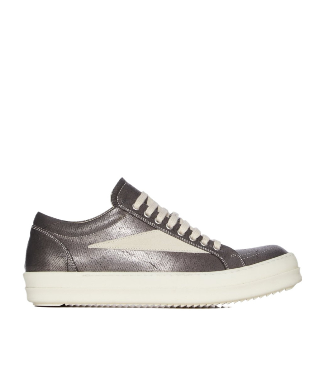 Rick Owens Drkshdw Round Toe Low-top Casual Shoes In White