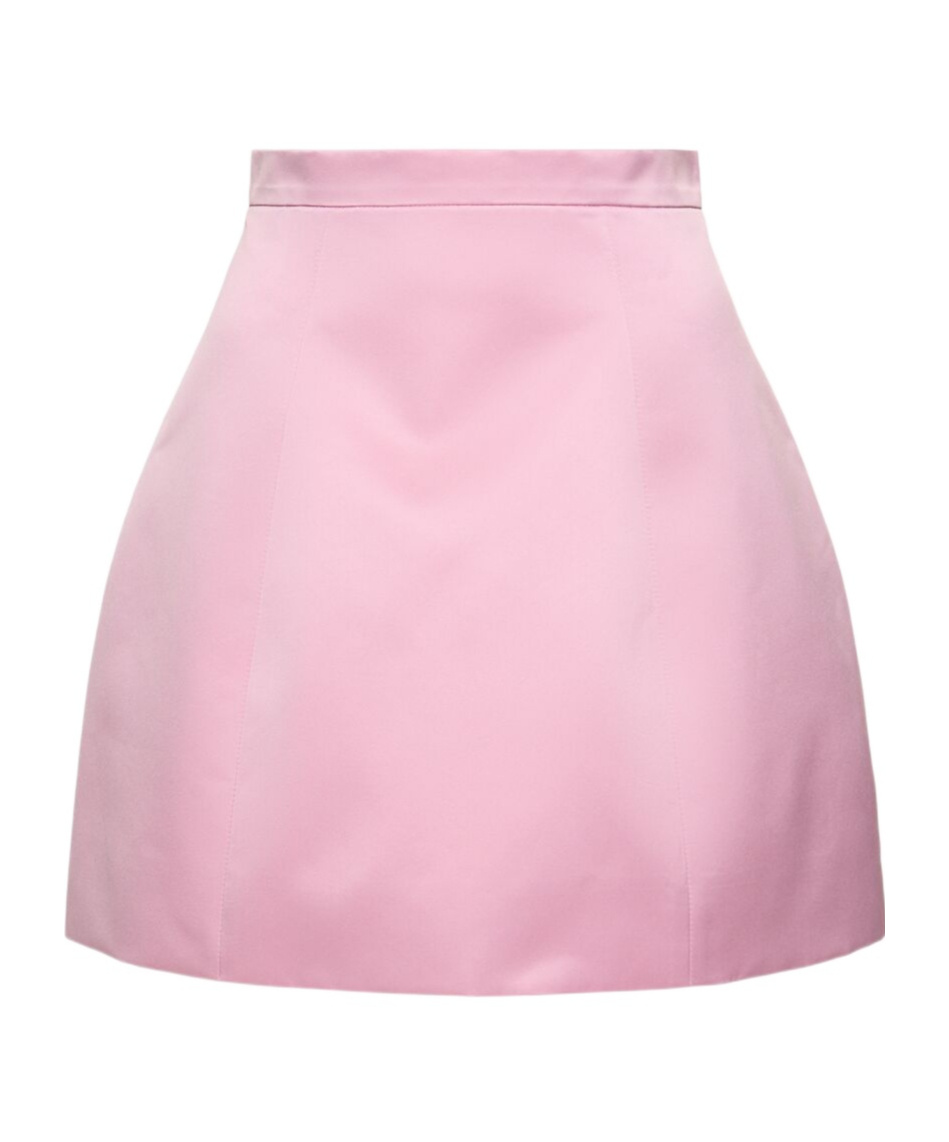 Blumarine Duchesse High-rise Satin Maxi Skirt