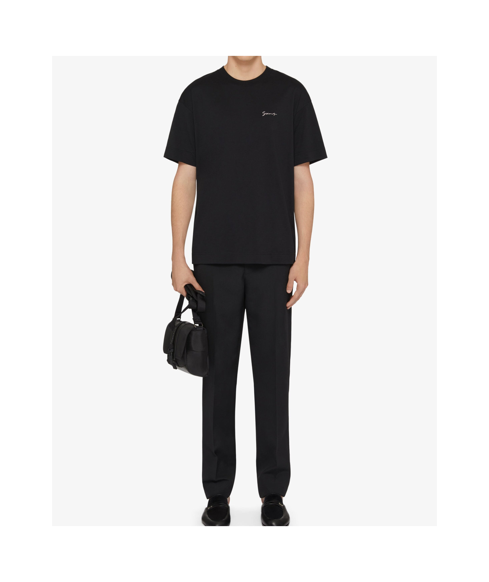 Givenchy T-shirt In Cotton With Hubert Objects Print In Black