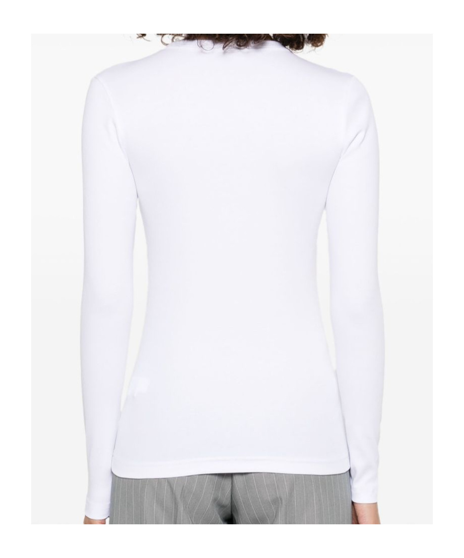 Fabiana Filippi Crewneck Cotton Knit Sweater In White