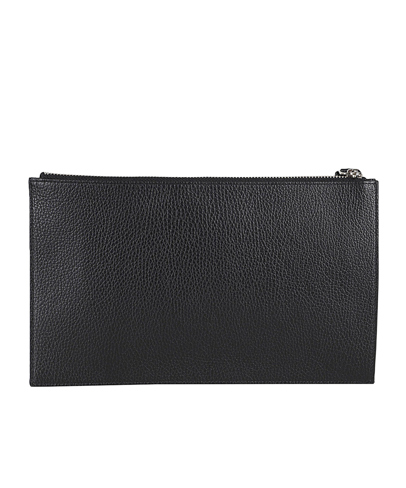 ORCIANI ORCIANI LOGO LETTERING ZIPPED CLUTCH BAG