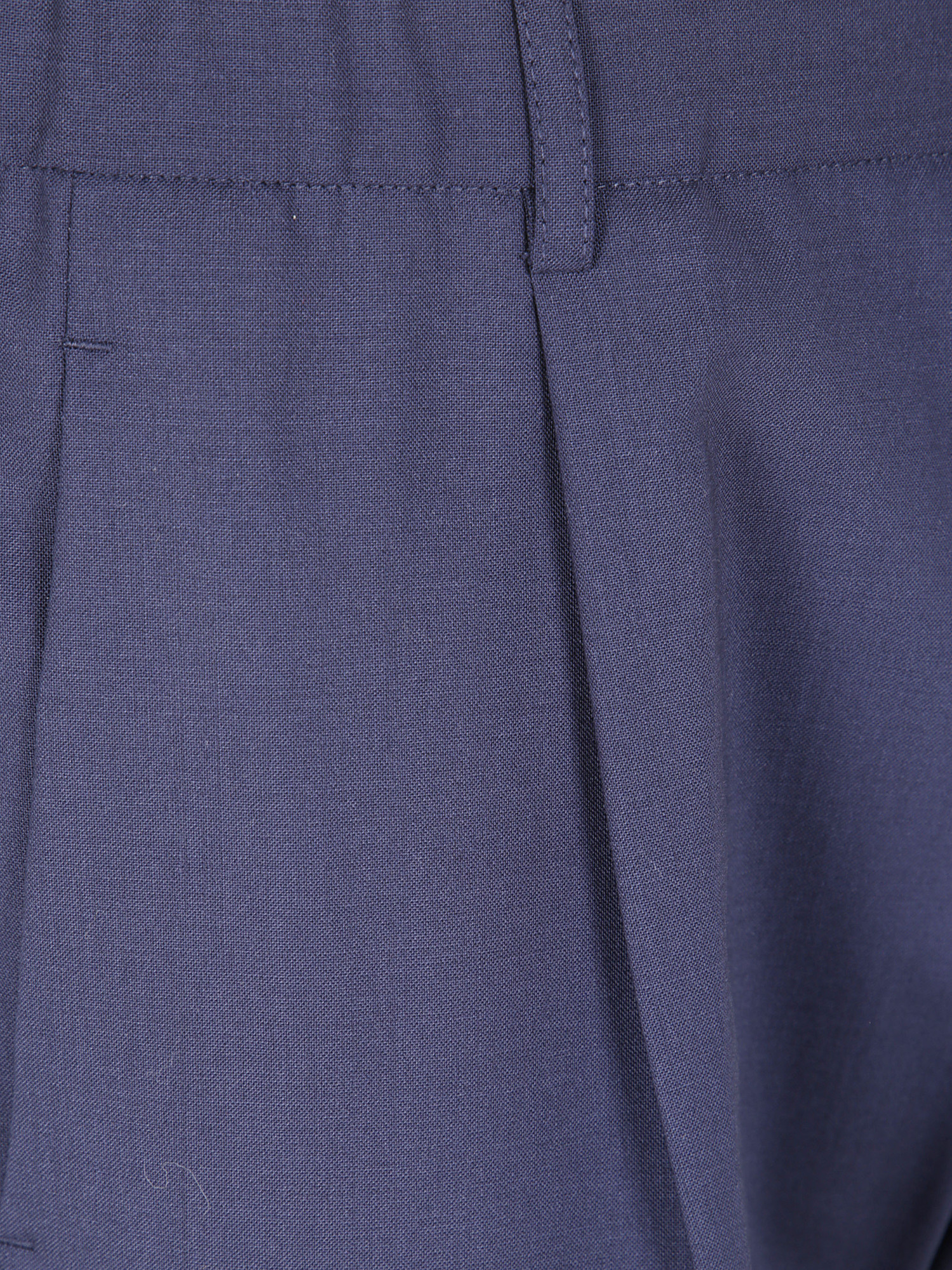 Herno Pleated-front Trousers In Blue