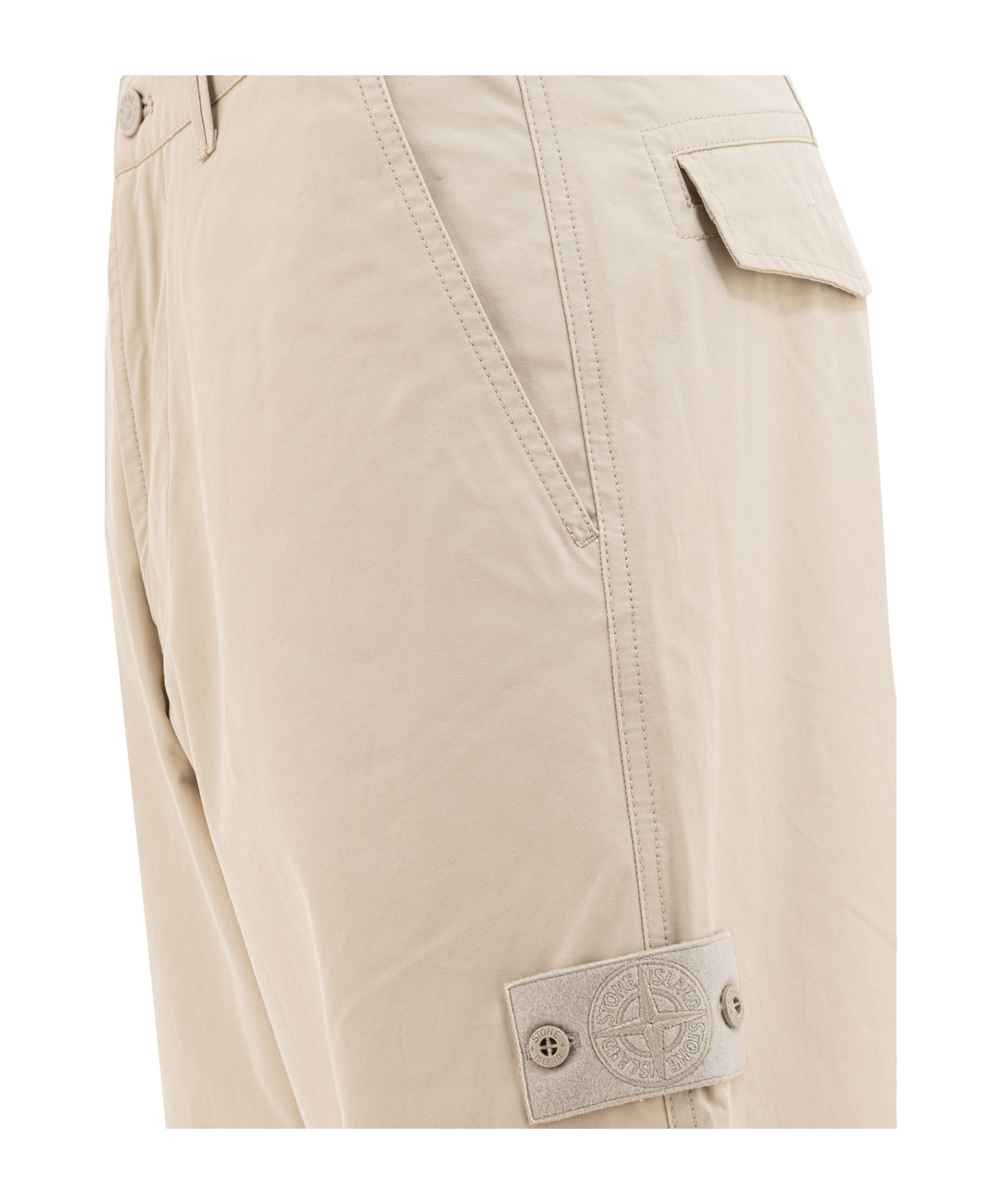 Stone Island Ghost Trousers In Nude