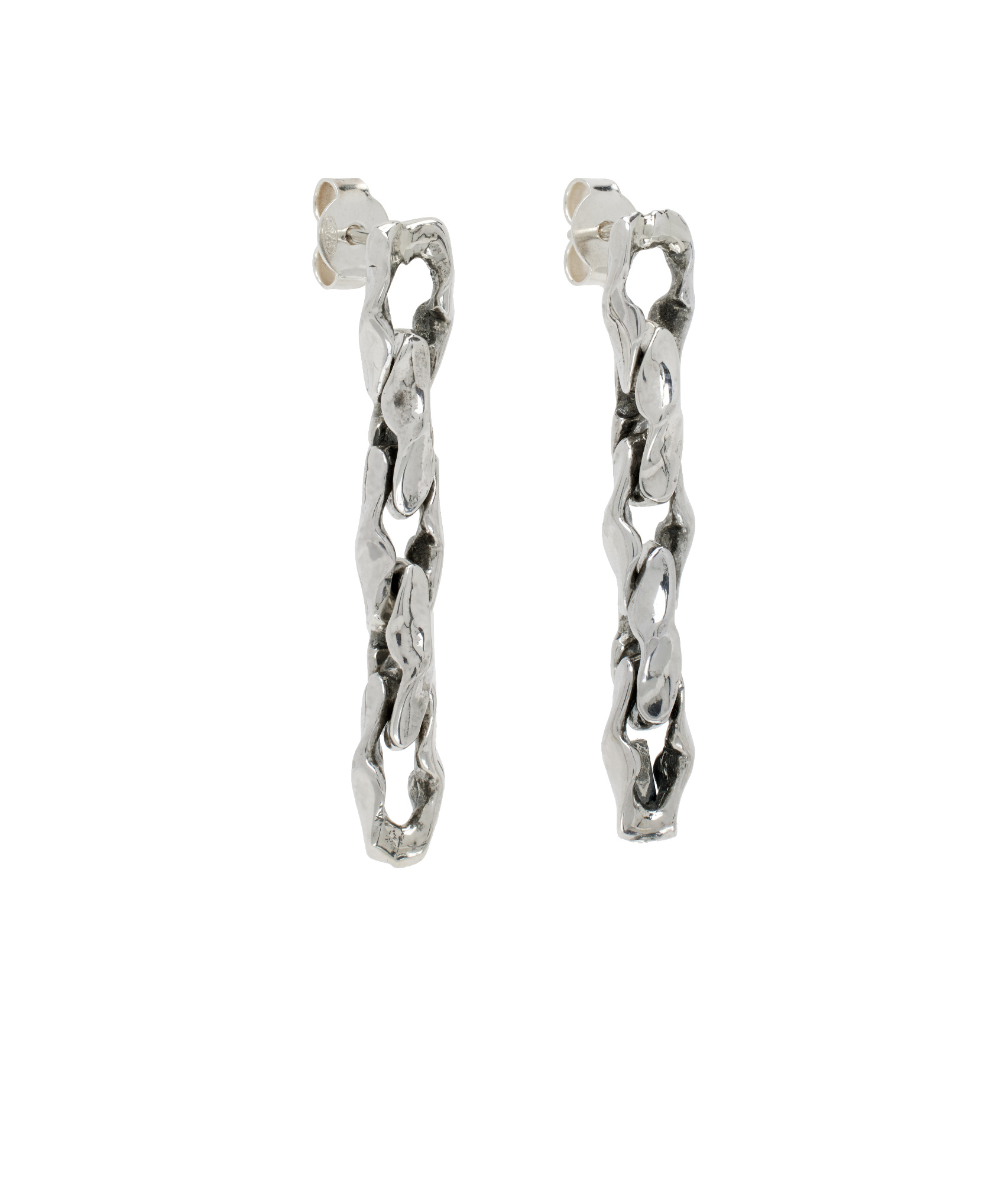 Emanuele Bicocchi Hammer Chain Earrings