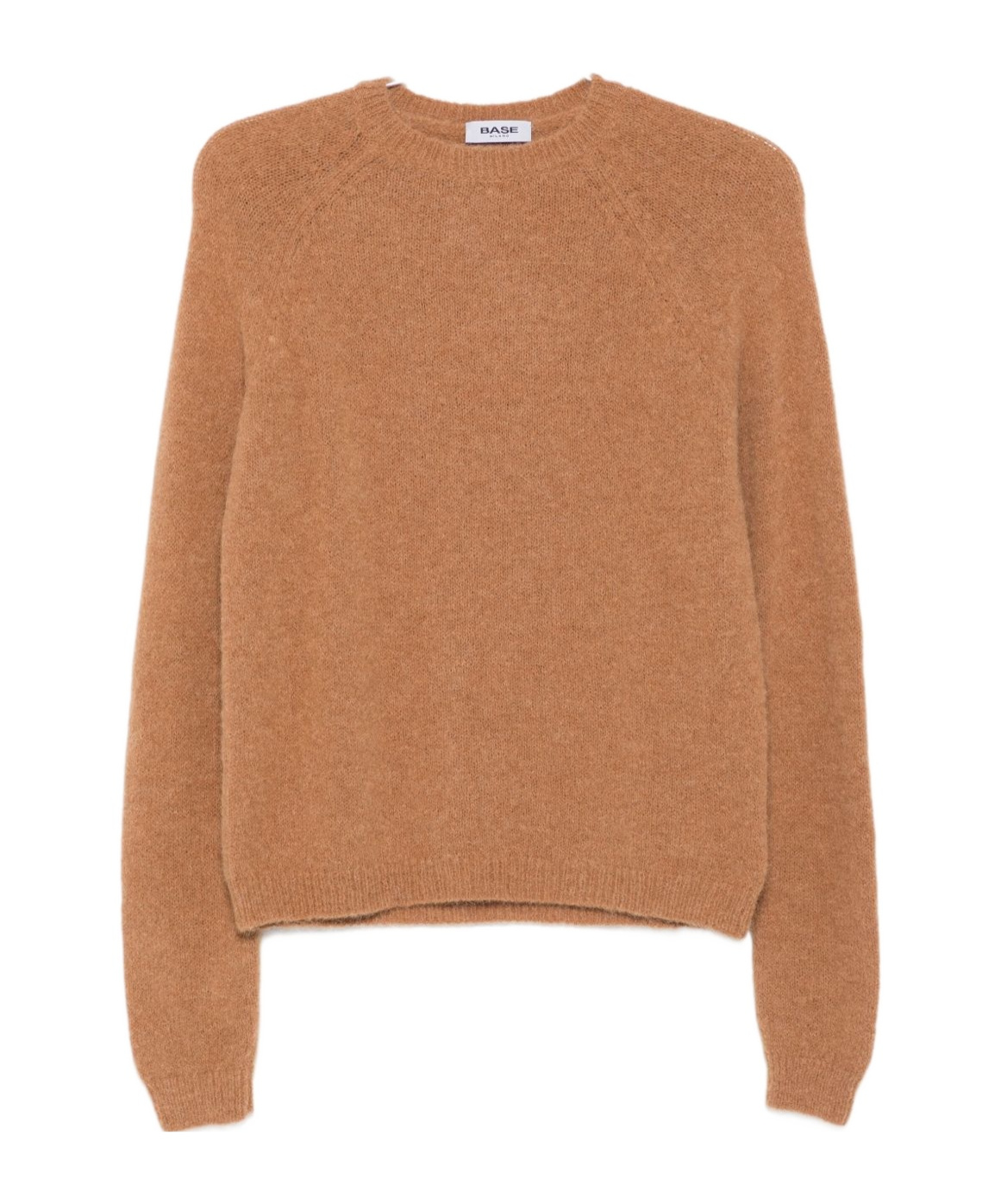 Baserange Ribbed Crewneck Sweater In Neutral