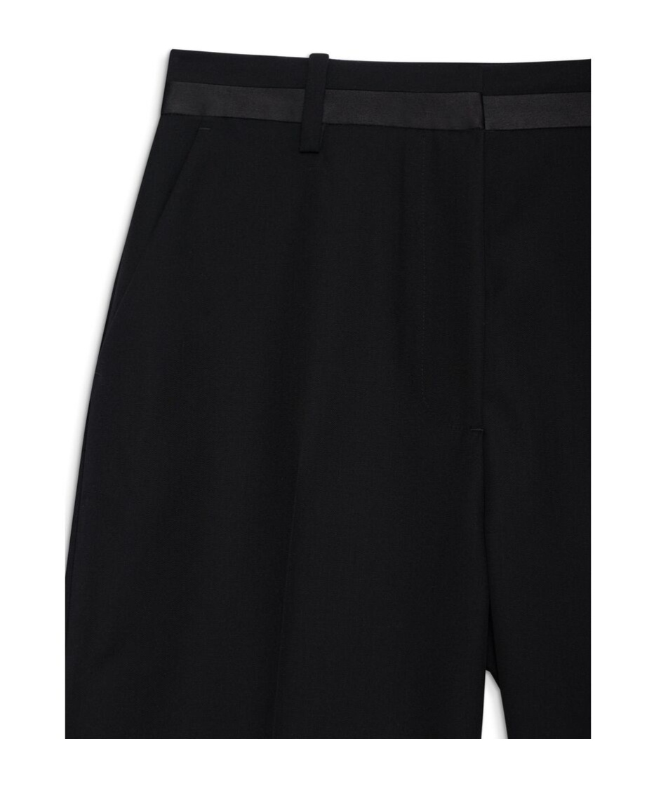 ANINE BING BELT-LOOP CASUAL PANTS