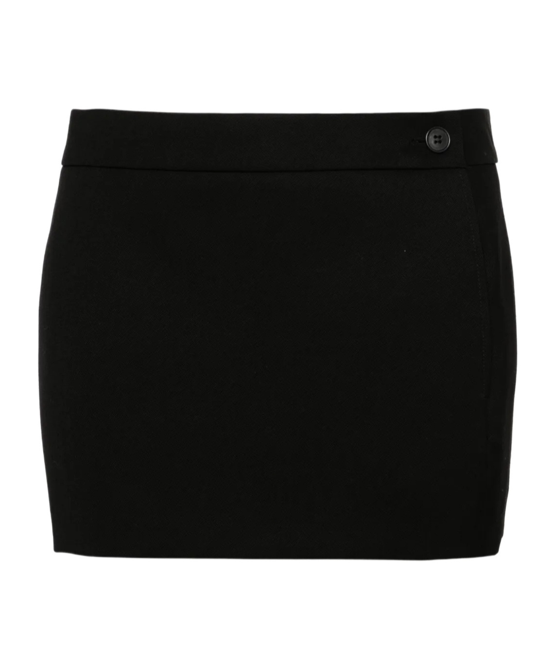 Shop Wardrobe.nyc Low-rise Wool Miniskirt