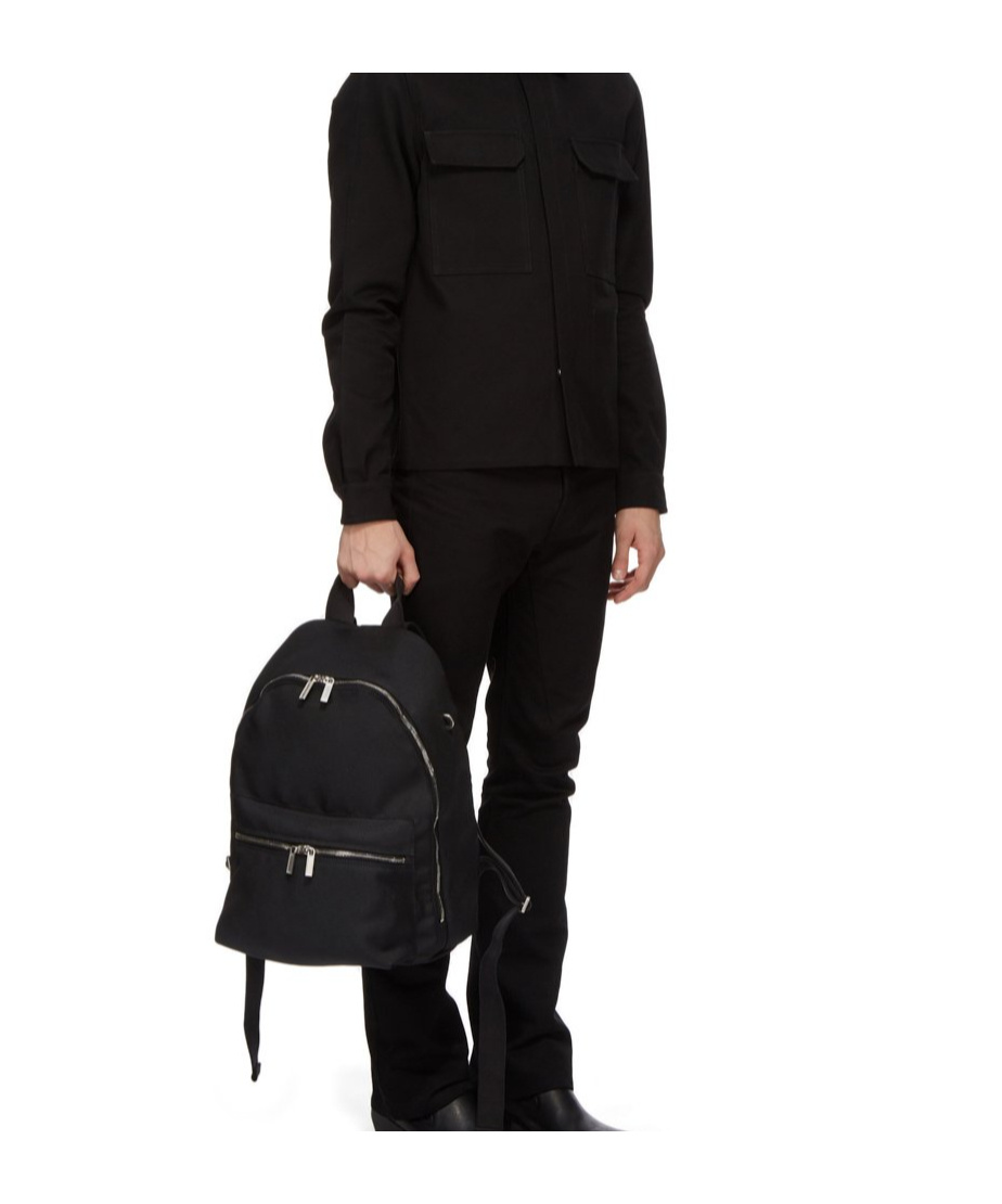 Rick Owens Cordura Backpack In Black