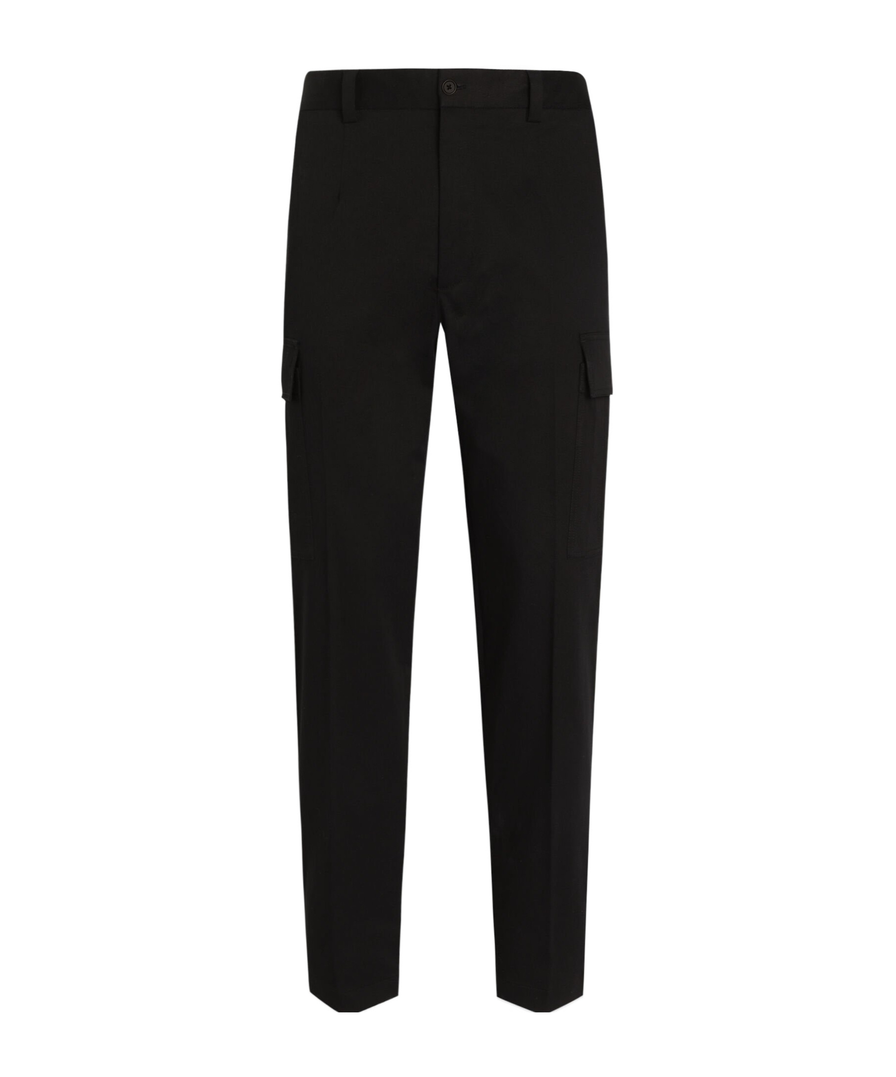 Dolce & Gabbana Black Cotton Pants With Pockets In Black