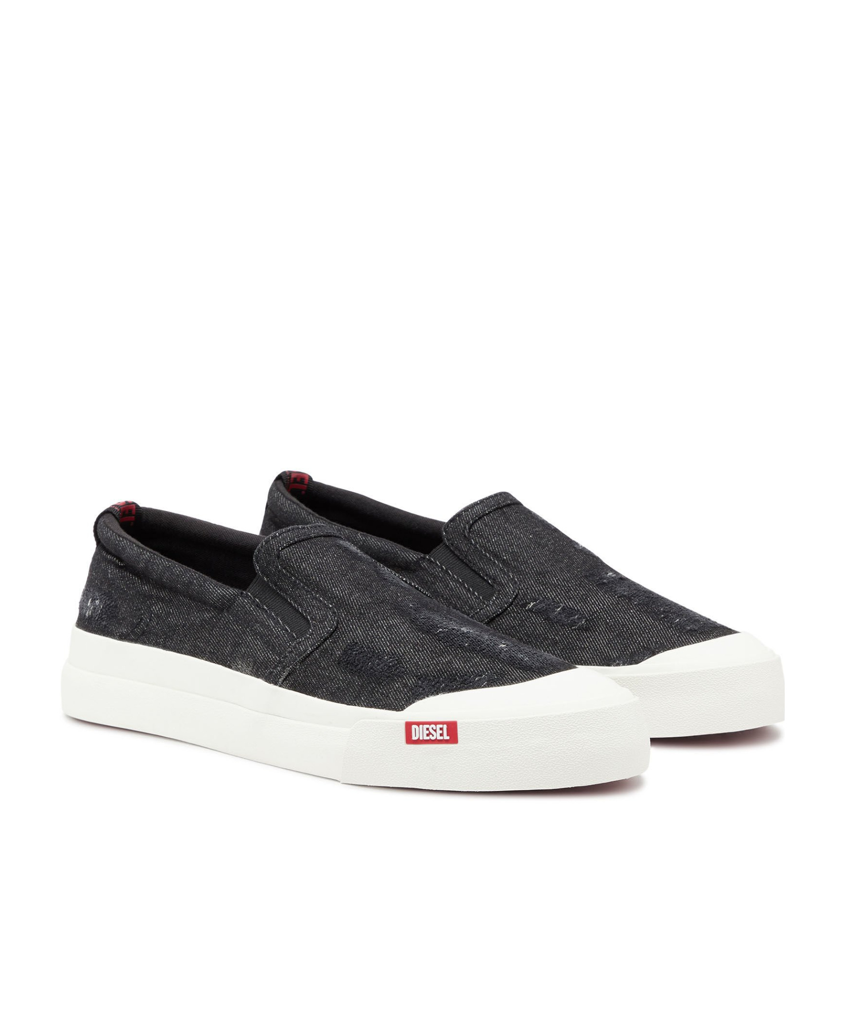 Diesel S-athos Slip-on Sneakers In White