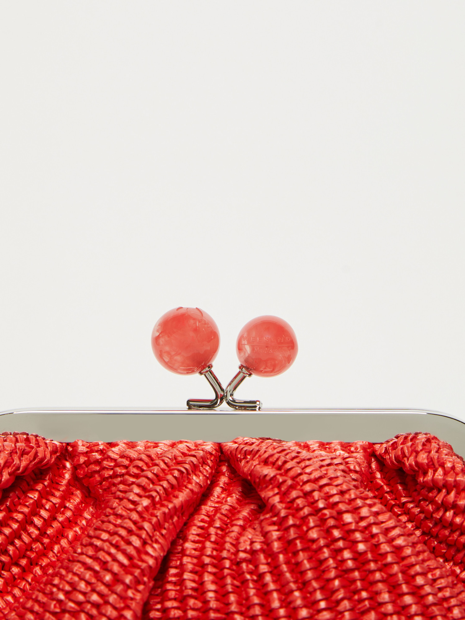 Weekend Max Mara Small Chain Shoulder Bag In Red