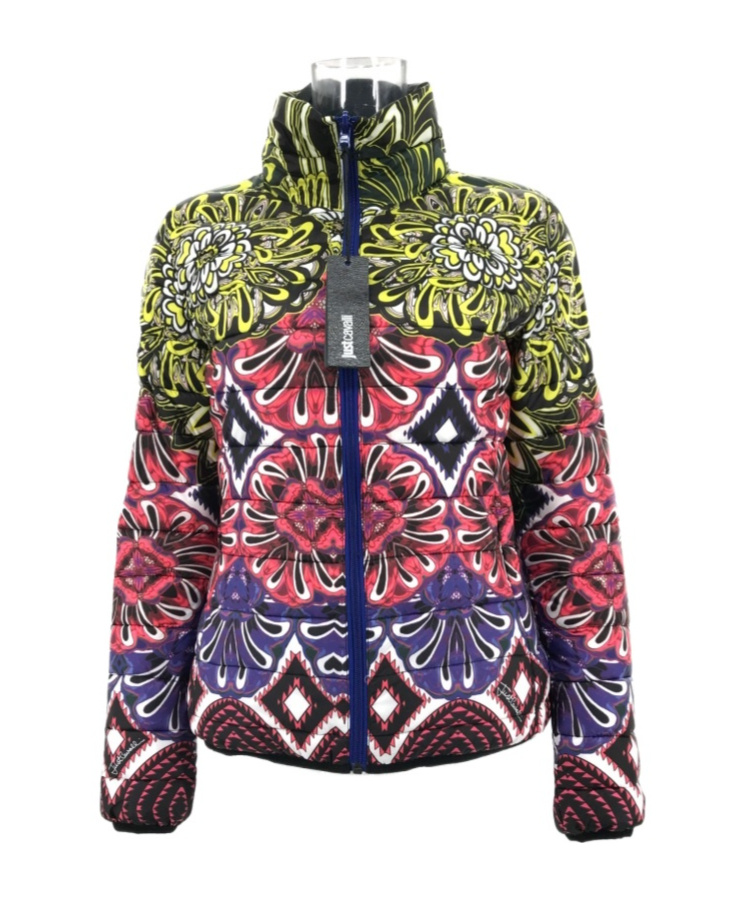 JUST CAVALLI PRINTED LONG-SLEEVED CASUAL JACKET