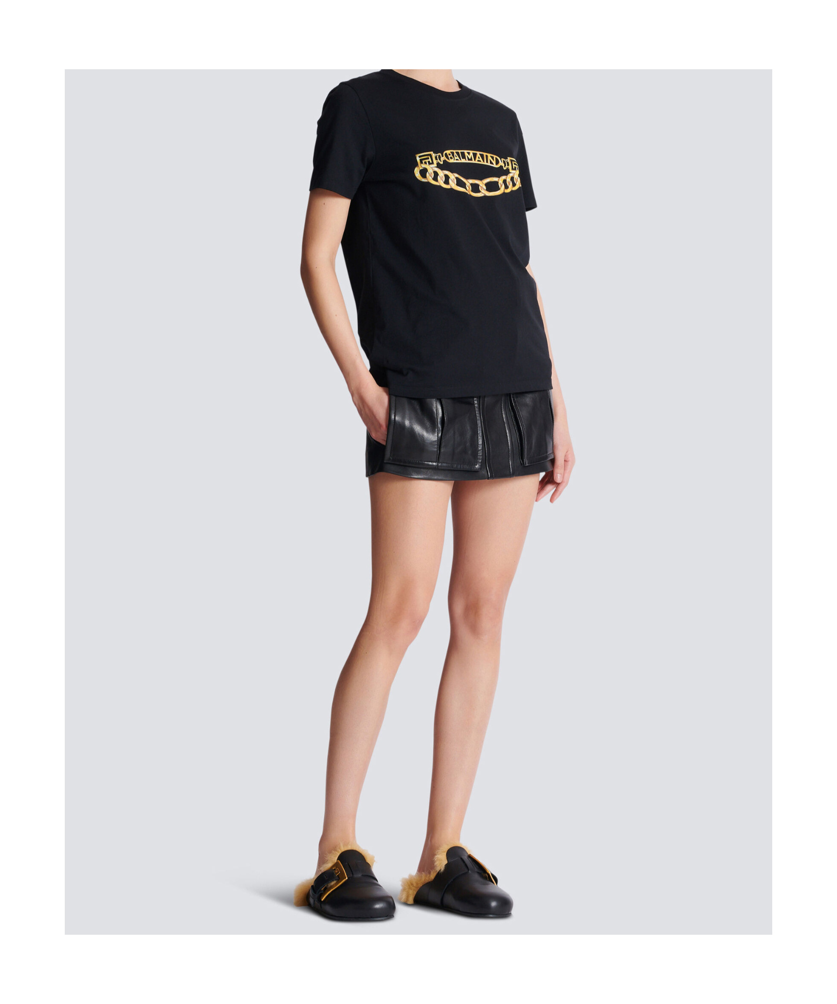 Balmain Chain-print T-shirt