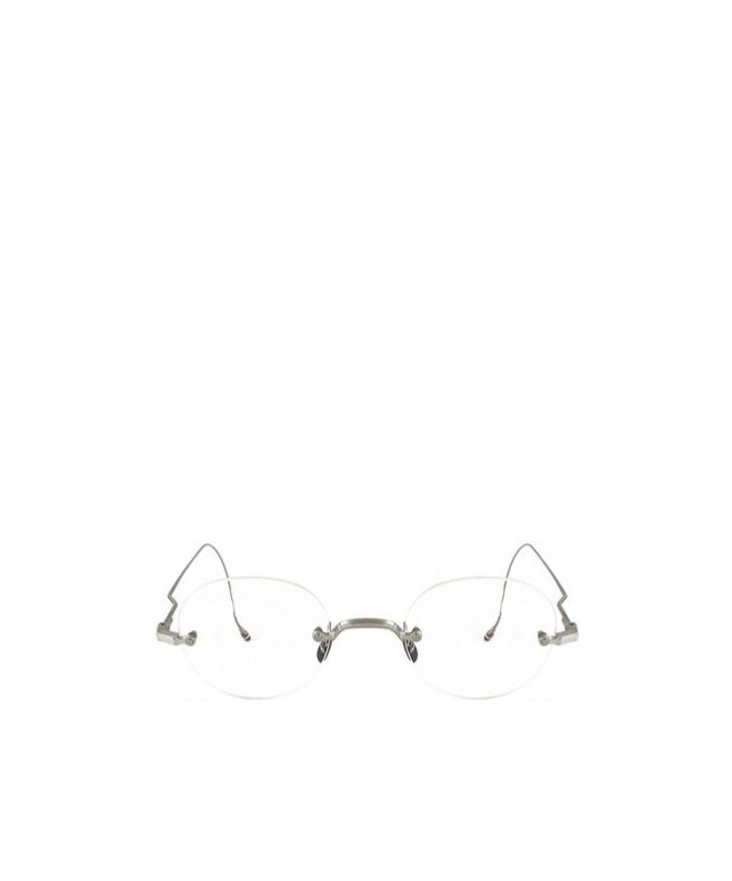 Thom Browne Eyewear Round Frame Glasses In White