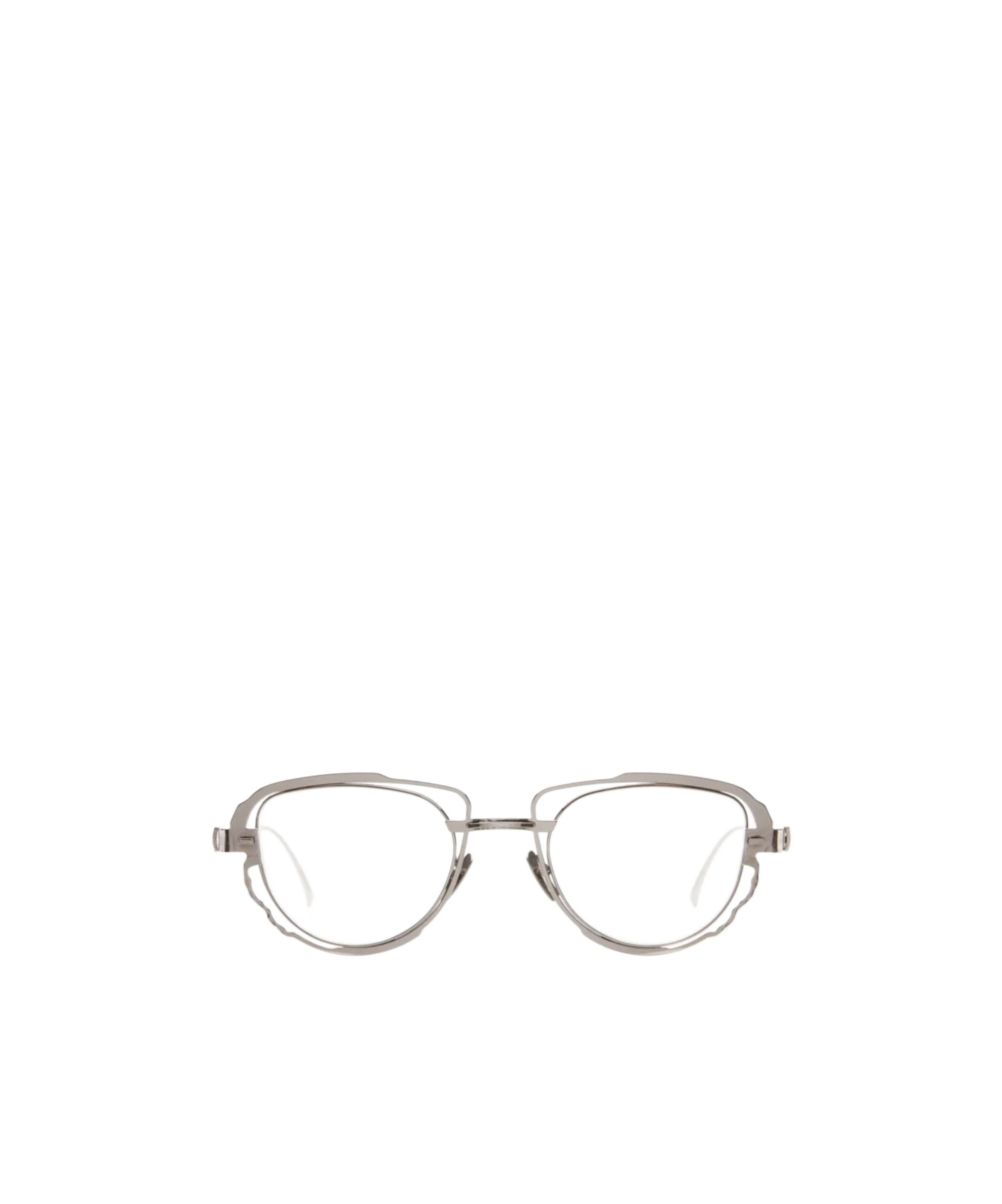 Kuboraum Geometric Plano Mirror In Gray