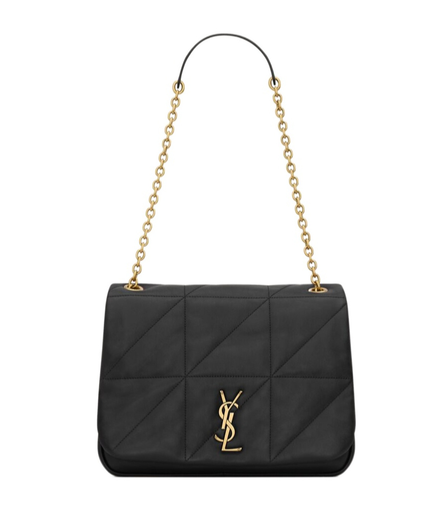 Shop Saint Laurent Jamie 4.3 Medium In Lambskin In Black