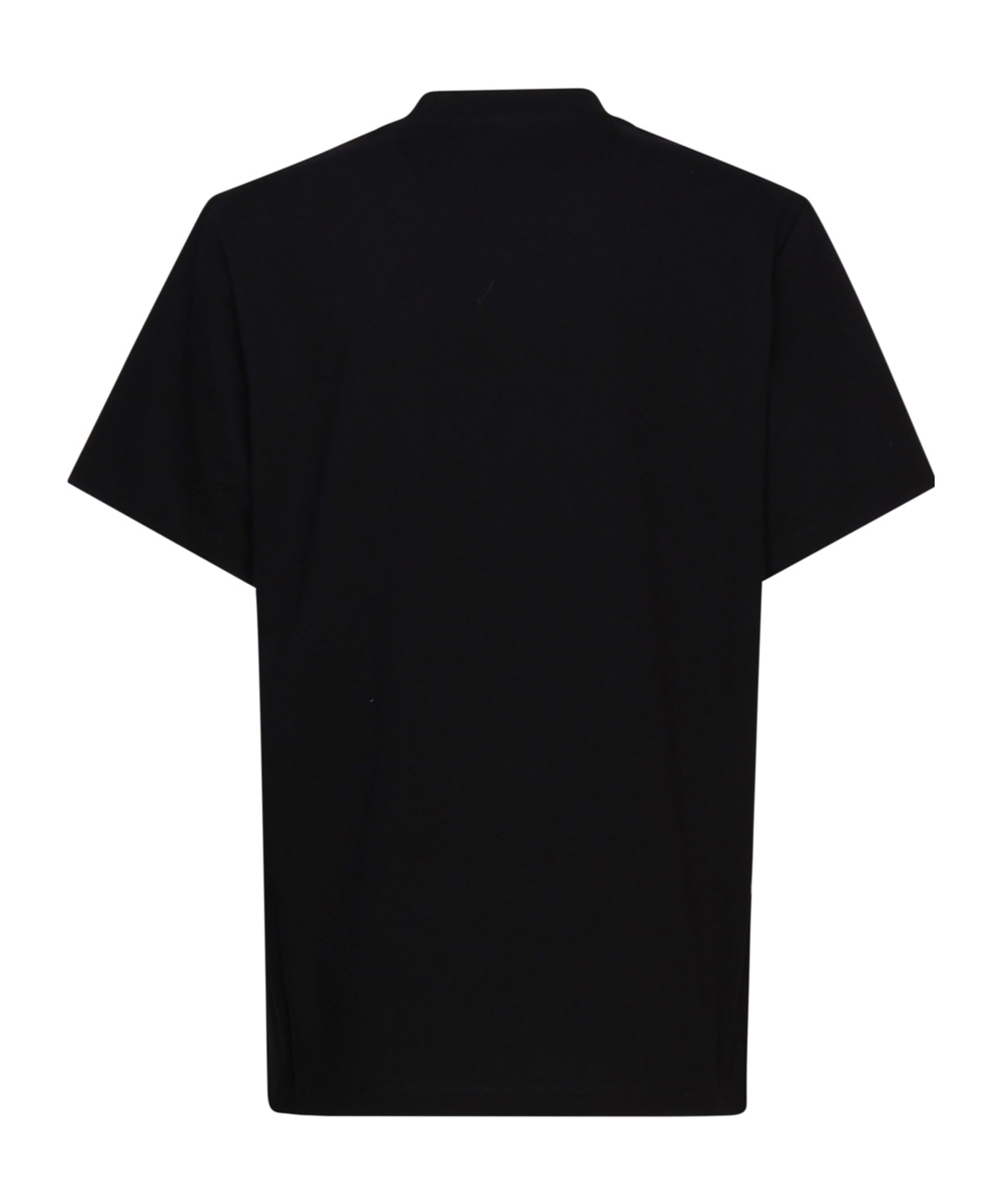 Stella Mccartney T-shirt With Logo Print And Crew Neckline In Black