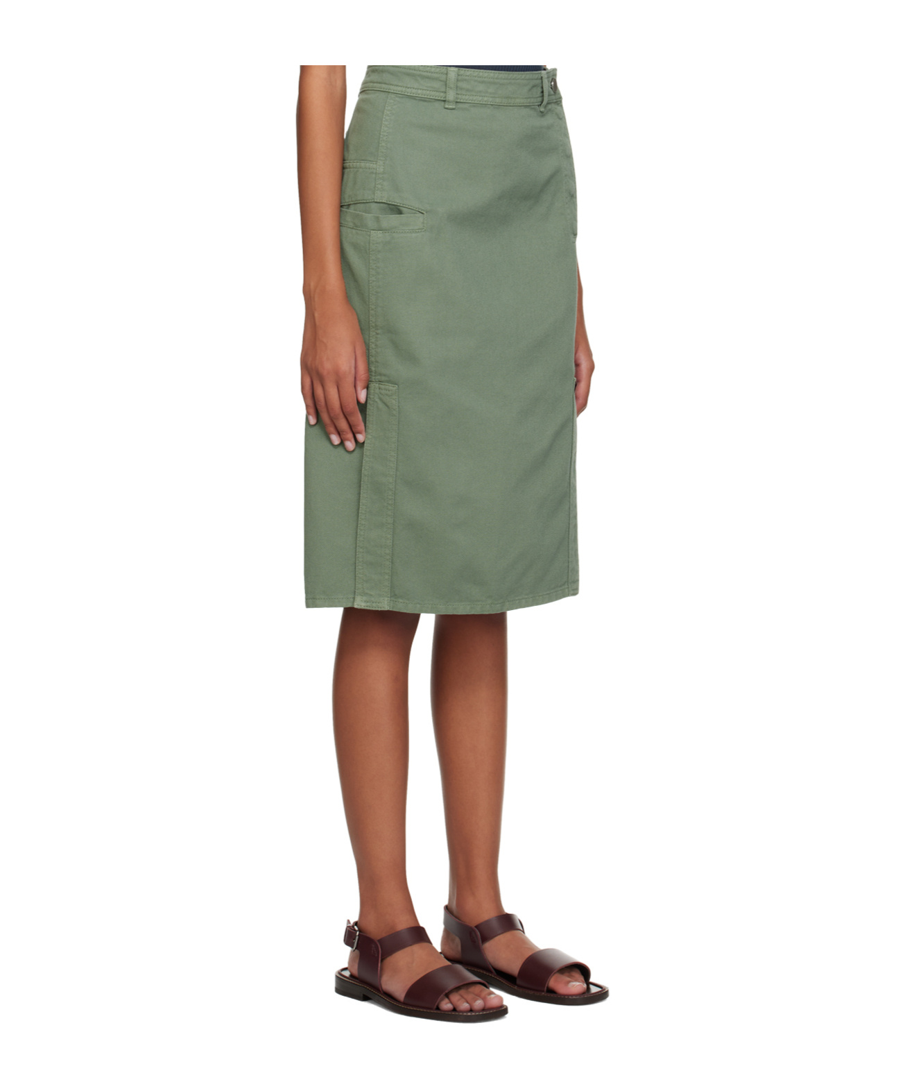 LEMAIRE DENIM MINISKIRT
