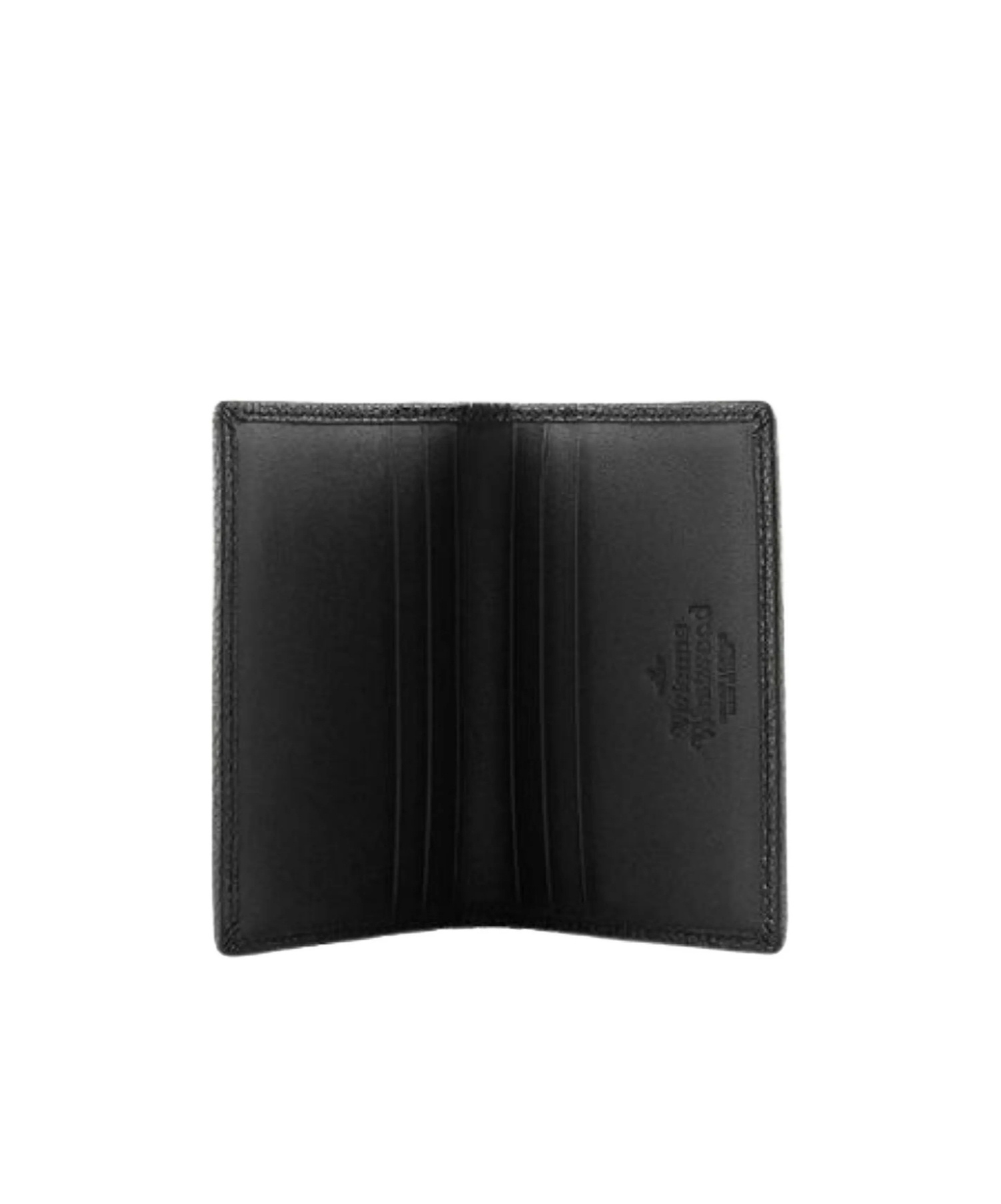 Vivienne Westwood Orb-plaque Bi-fold Wallet In Black