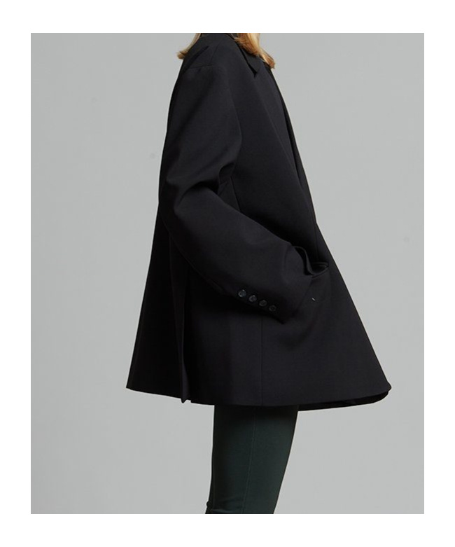 THE FRANKIE SHOP BEA BLAZER - BLACK