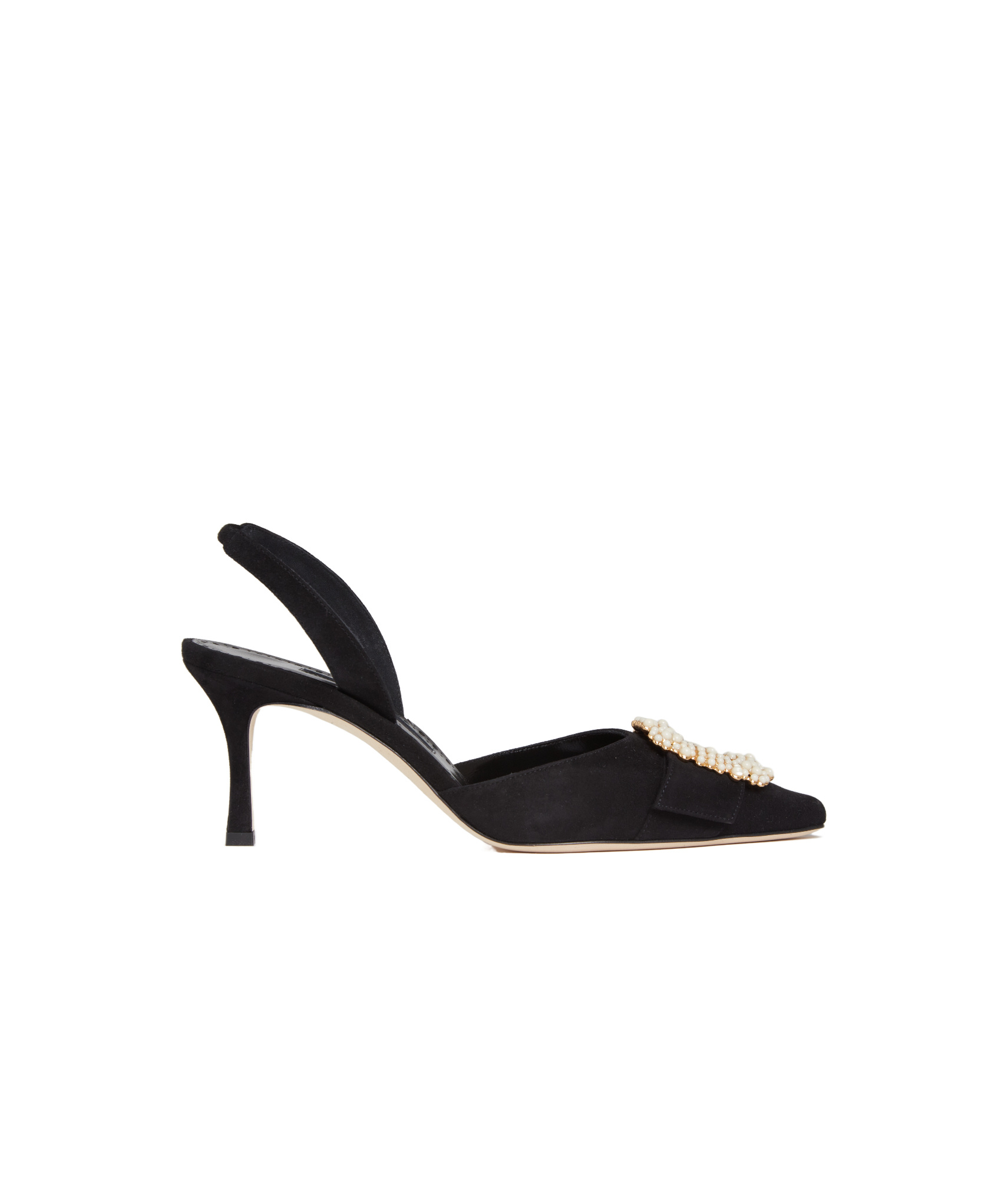 Shop Manolo Blahnik Slingback High Heel Sandals