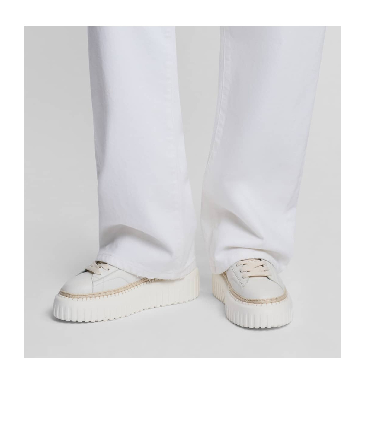 HOGAN HOGAN H-STRIPES PLATFORM LOW-TOP SNEAKERS