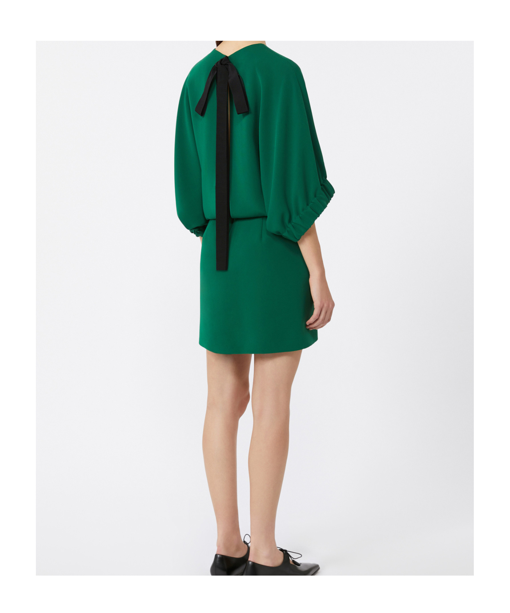 Max Mara Cady Dress In Green