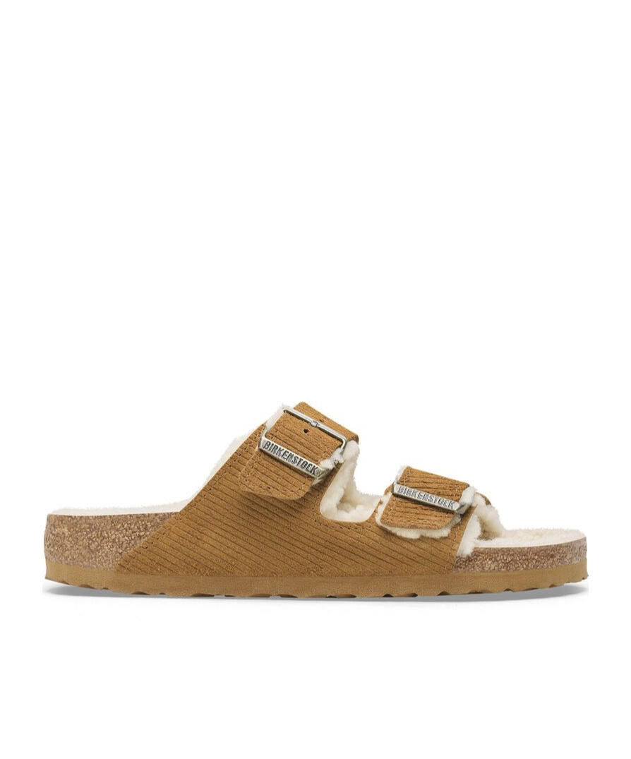 Birkenstock Round Head Slippers In Brown
