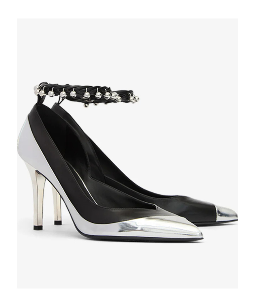 Isabel Marant Pointed High Heels In Silver