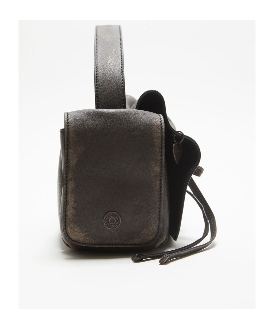 Shop Acne Studios Faded-effect Tote Bag In Black