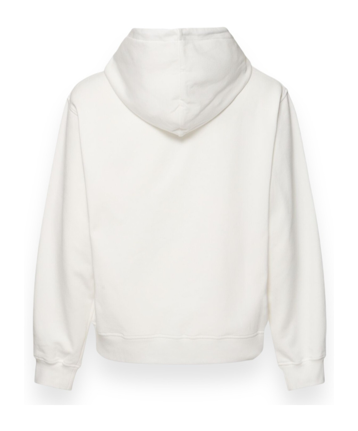 Marni Logo Printed Drawstring Hoodie In White