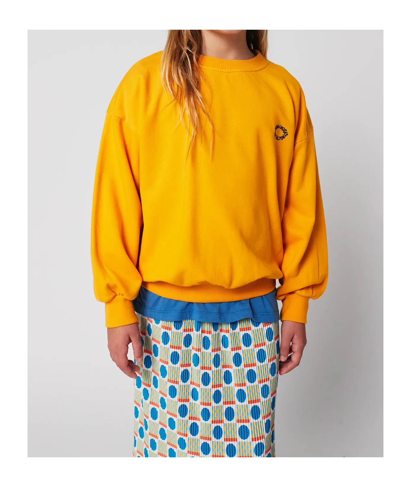 Bobo Choses Crew Neck Sweatshirt In Yellow