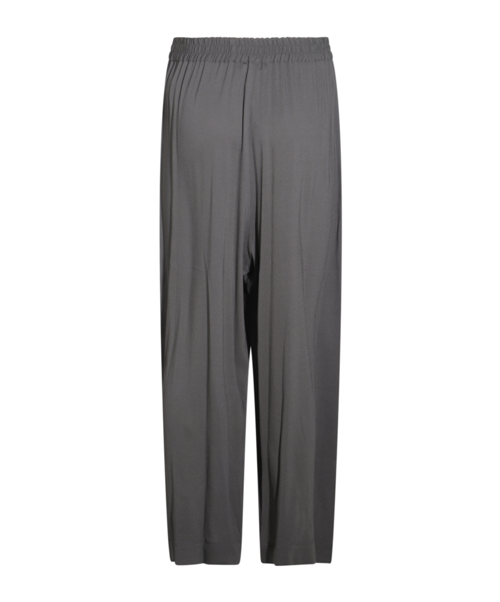 Fabiana Filippi Relaxed Fit Pleated Trousers Full Length In Gray