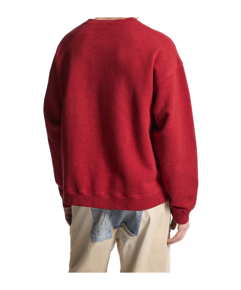 Dsquared2 Logo-print Cotton Sweatshirt In Red