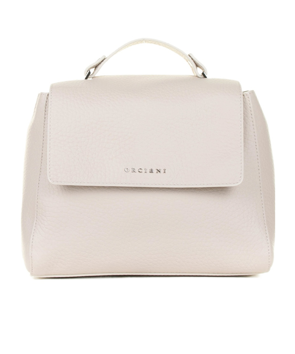 Orciani Sveva Soft Small Ivory Bag With Shoulder Strap In White