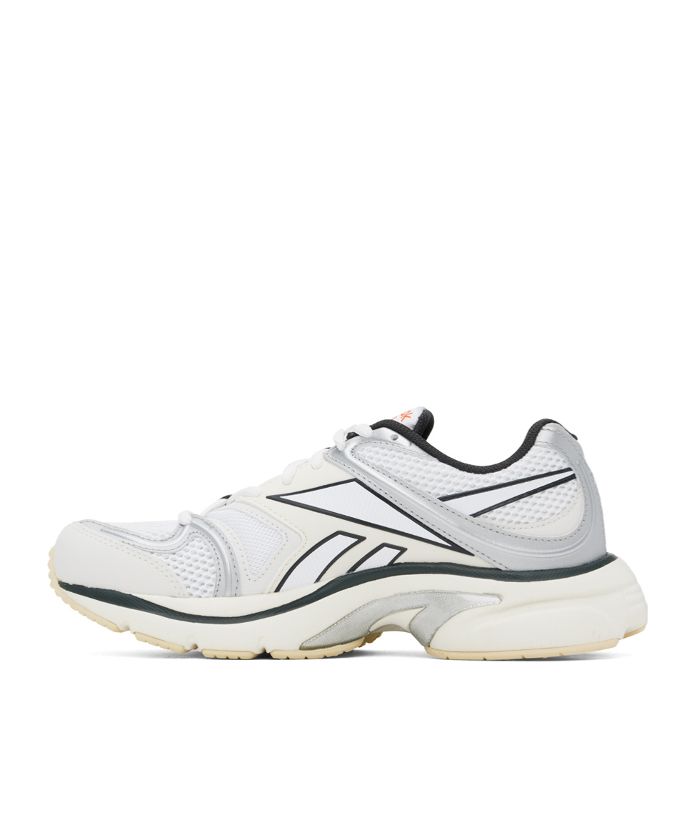 Reebok White Premier Road Plus Vi Sneakers In Chalk/gray/white