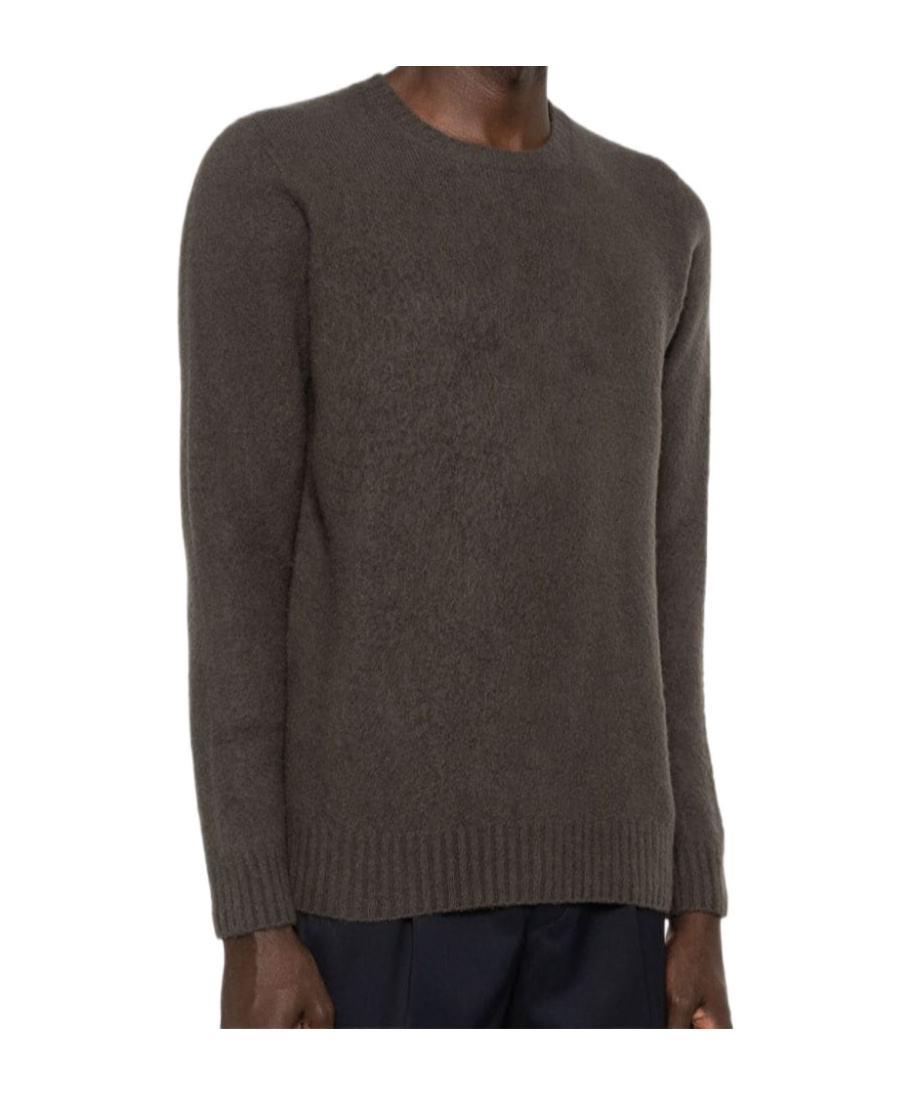 Drumohr Fleece Sweater In Black