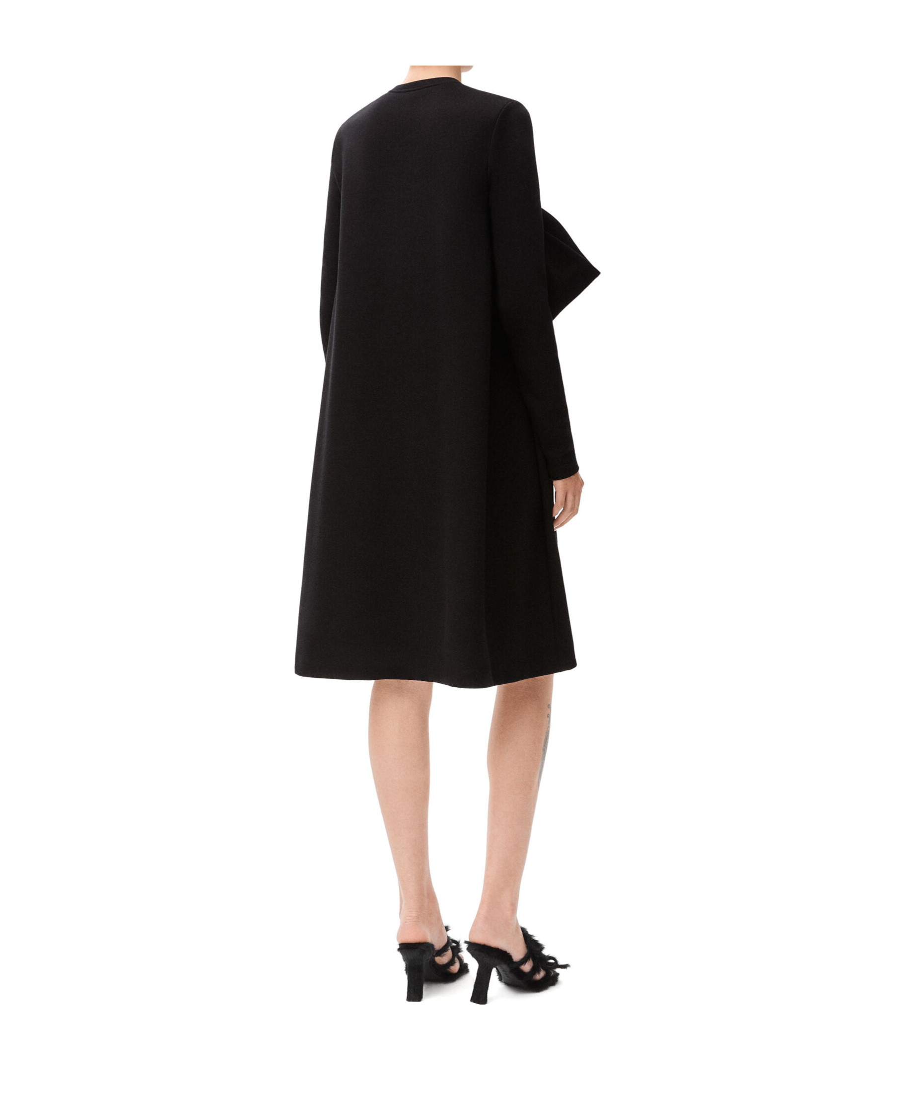 Loewe Long-sleeved Dress In Black