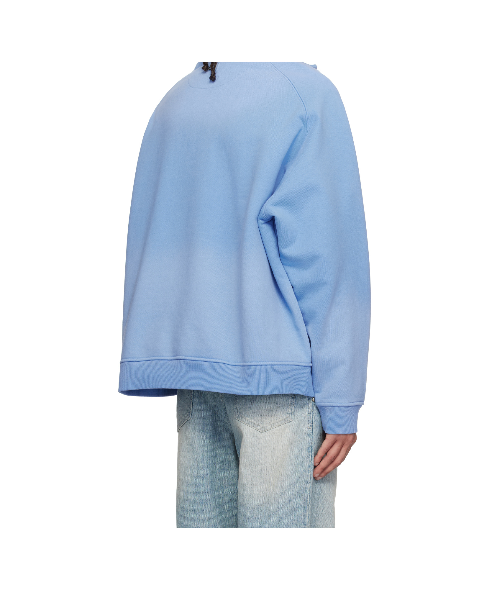 Shop Wooyoungmi Long-sleeved Pullover In Blue