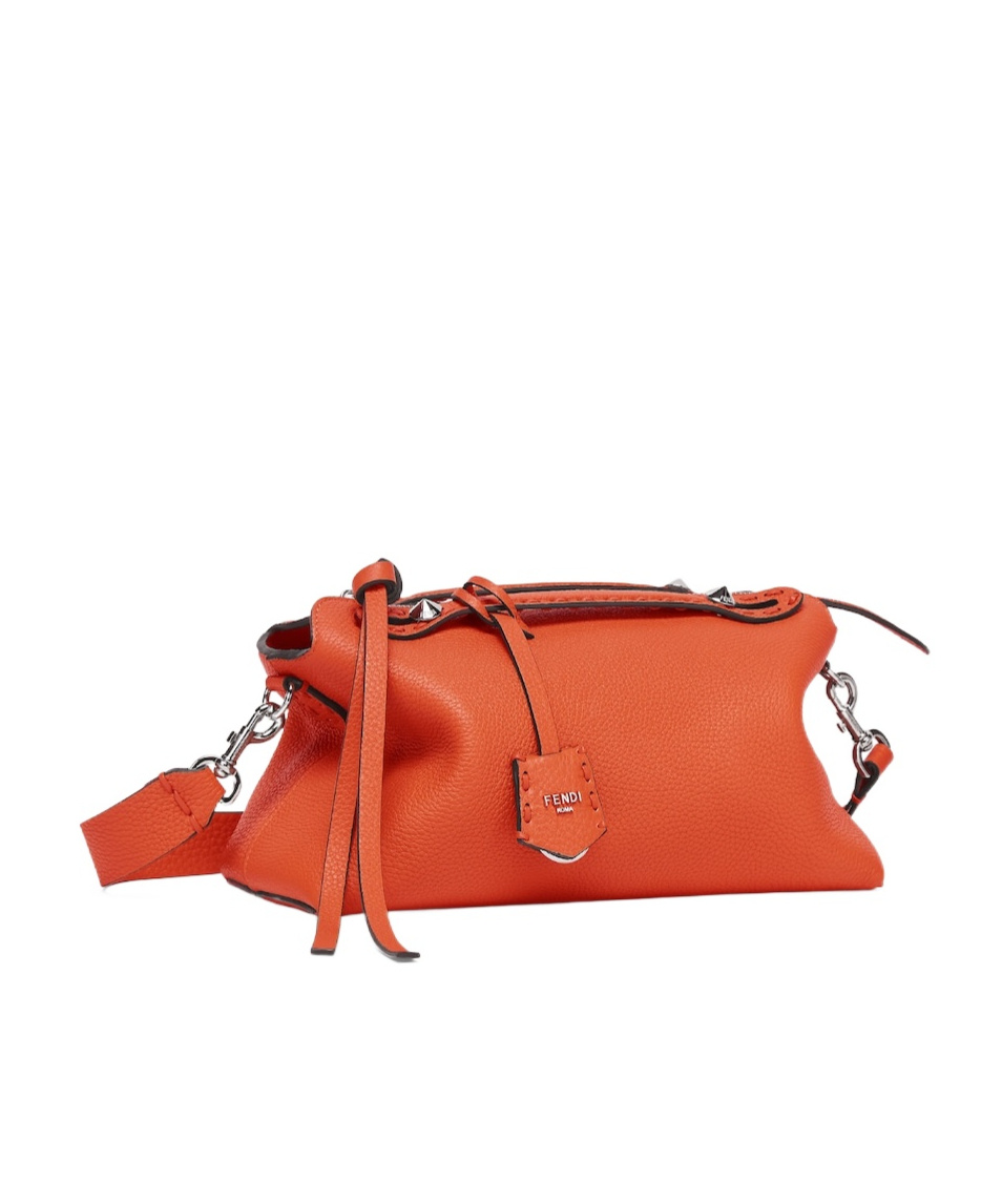 Fendi By The Way Selleria Medium Shoulder Bag In Red
