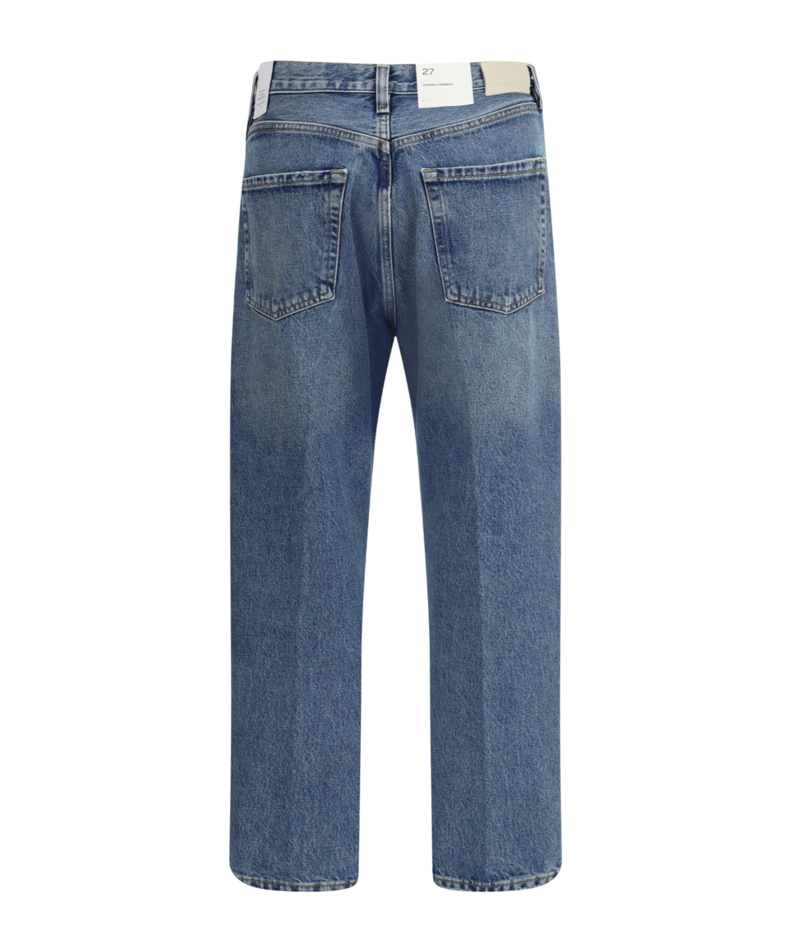 Citizen Of Humanity Winslow Cropped Boyfriend Jeans Pacifica In Purple