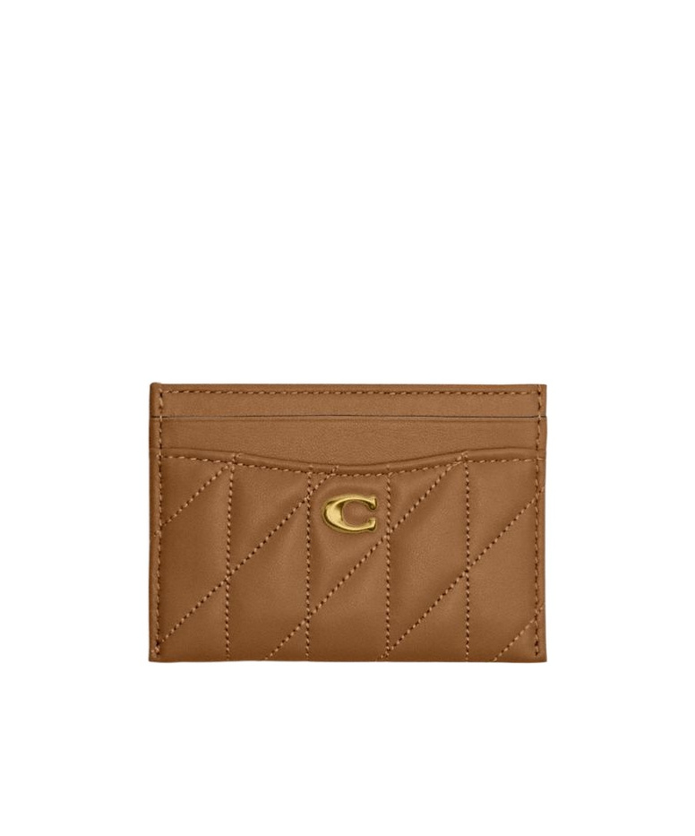 Coach Rectangular Clip In Brown